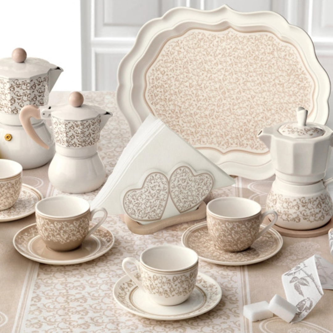 ZUCCHERIERA RICCIOLI DI FATA PORCELLANA C/SUP BAMB NAT