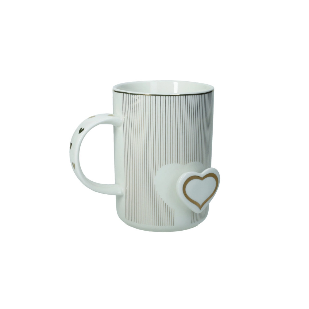 MUG AMORE MIO RIGHE NEW BONE CHINA