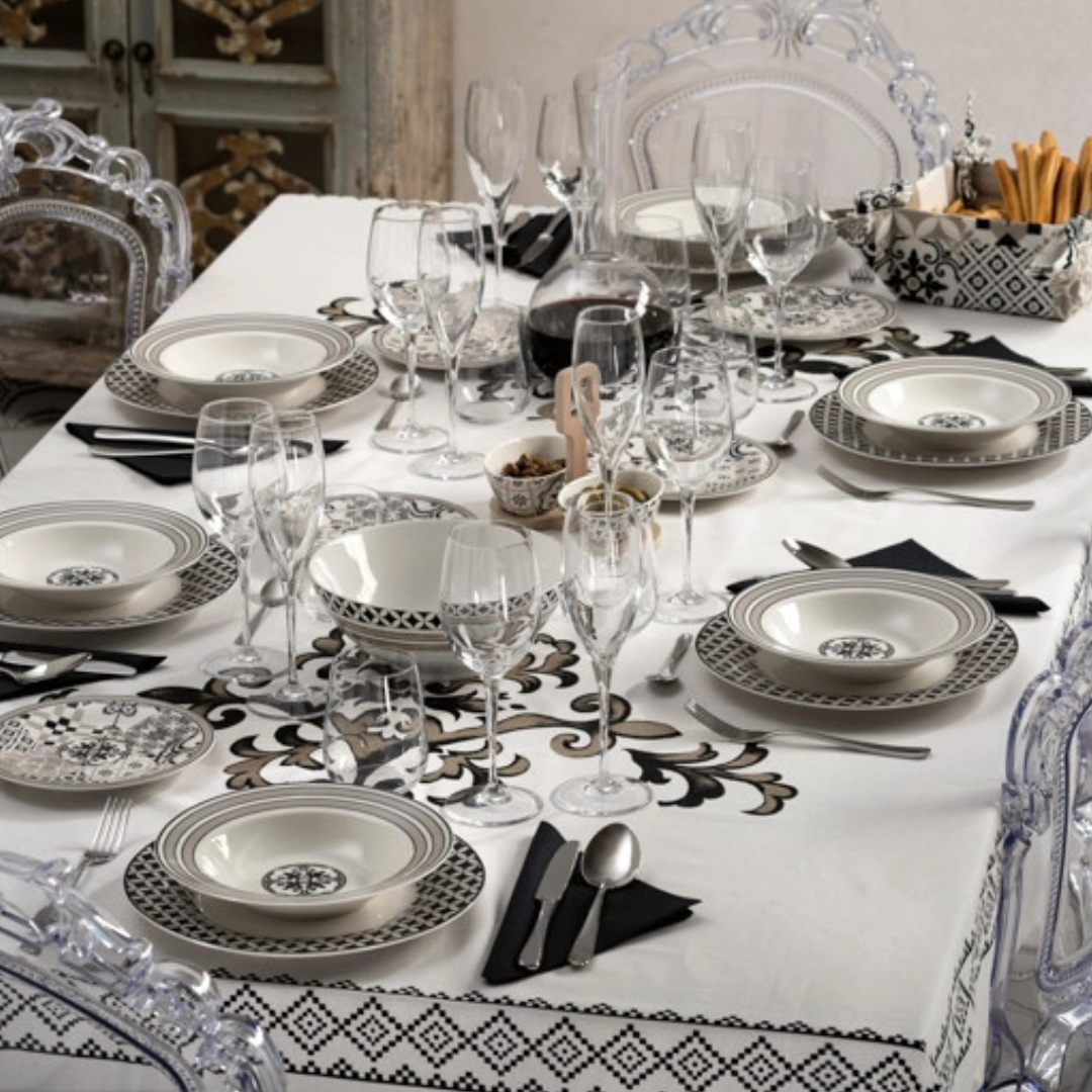 TAVOLA 18 PZ ALHAMBRA PORCELLANA