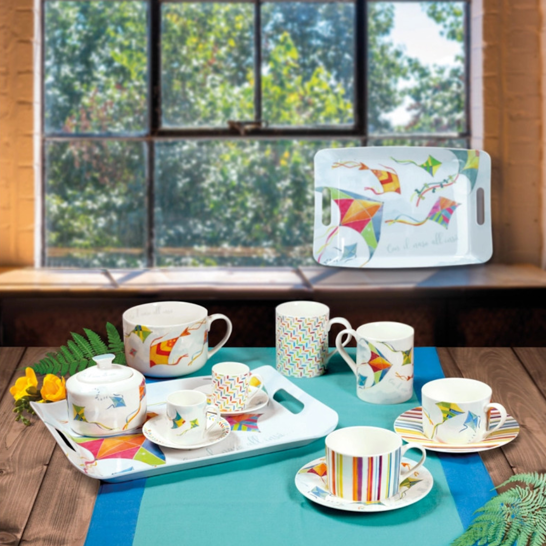 TAZZA COLAZIONE ARIA NEW BONE CHINA