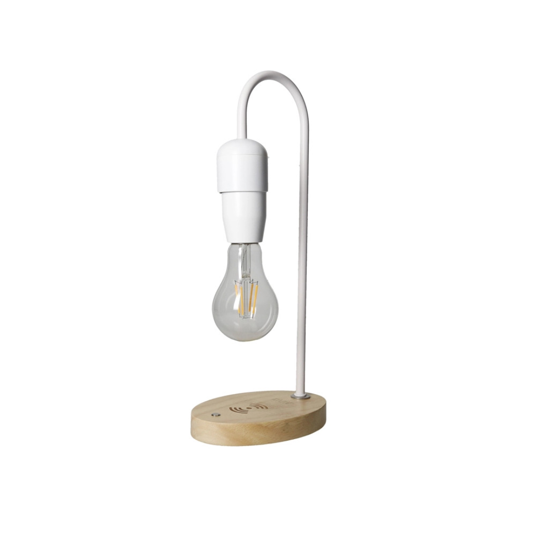 LAMPADA STACCA & GO METAL C/BASE LEGNO PER RICARICA SMARTPHONE