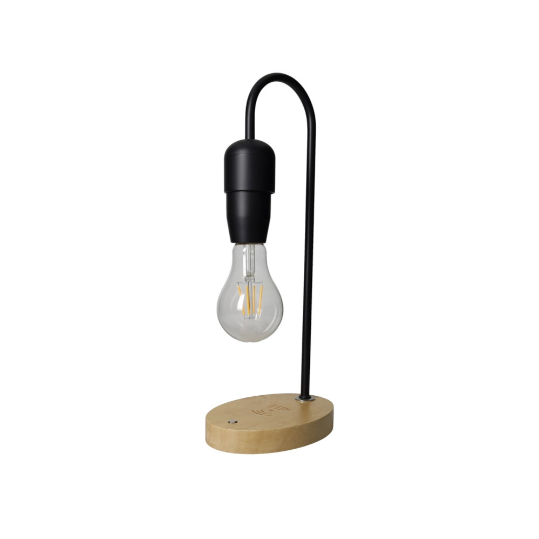 LAMPADA STACCA & GO METAL C/BASE LEGNO PER RICARICA SMARTPHONE