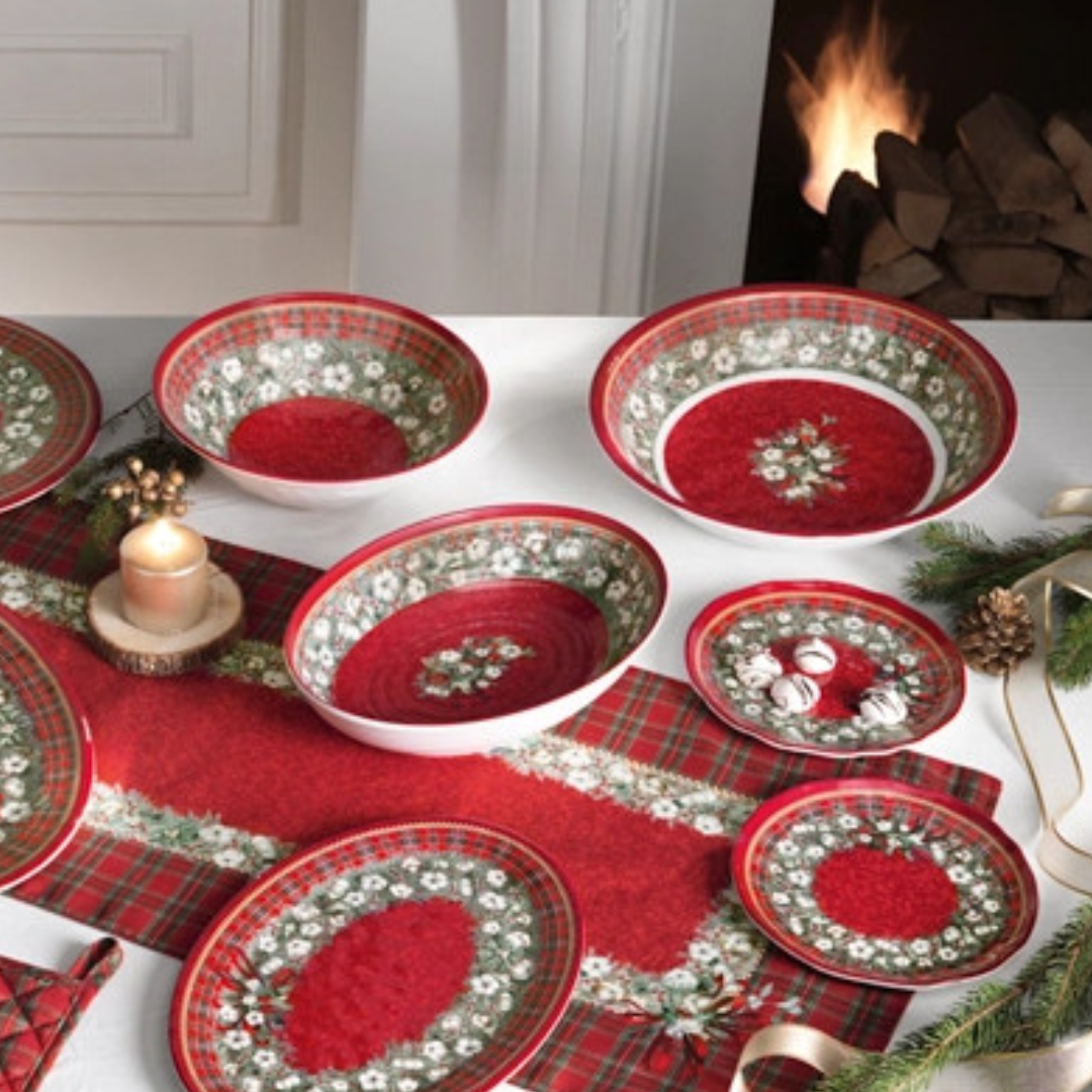 PIATTINO PATCHWORK SET 2 PEZZI MELAMINA