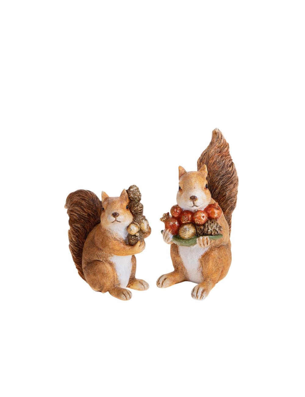 Scoiattolo set 2 pezzi resina