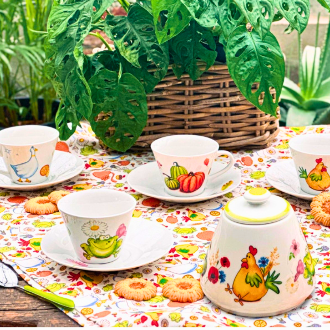 ZUCCHERIERA 4 STAGIONI NEW BONE CHINA