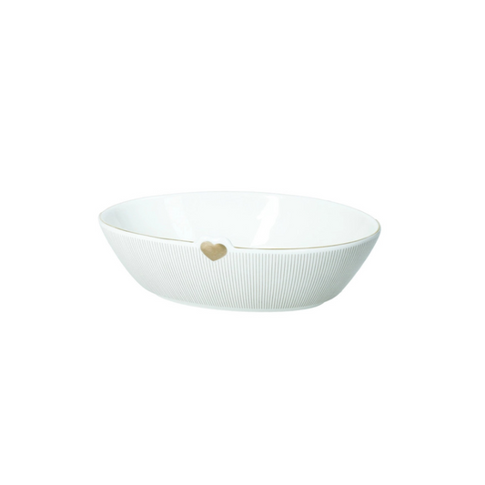 CIOTOLA AMORE MIO RIGHE NEW BONE CHINA
