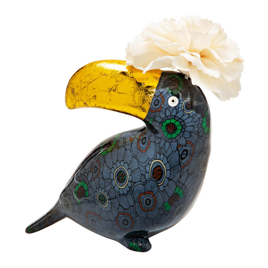 DIFFUSORE DI FRAGRANZA TUCANO C/DIFFUSORE FIORE PORCELLANA