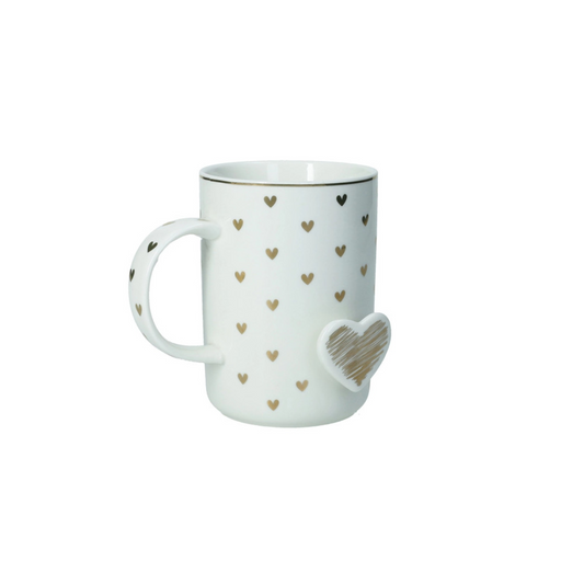 MUG AMORE MIO CUORI NEW BONE CHINA