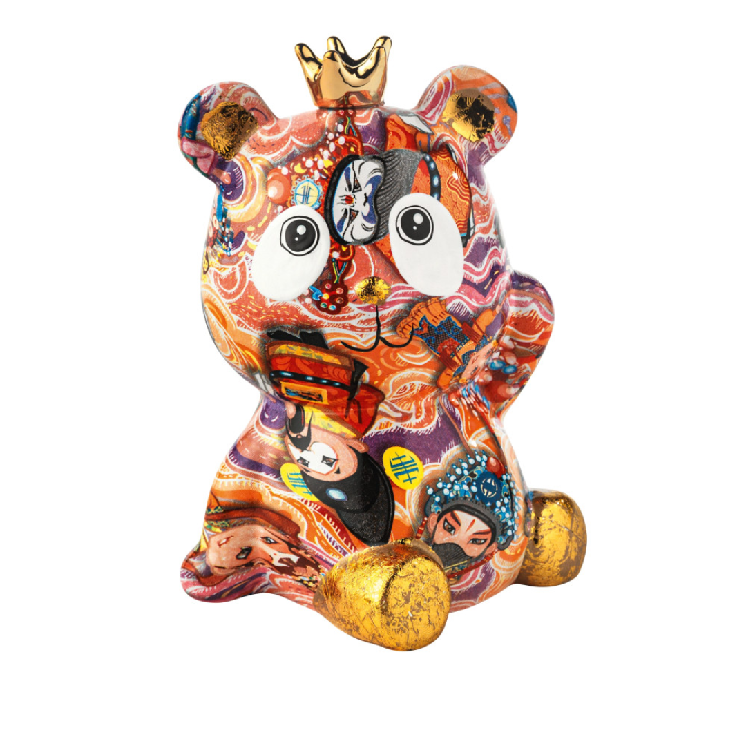 SALVADANAIO PANDA DECORI ASSORTITI DOLOMITE