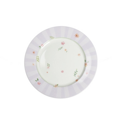 TAVOLA 18 PZ POLLINE LILLA NEW BONE CHINA