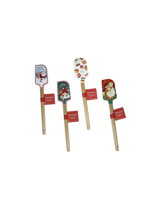 Leccapentola Christmas decori e colori assortiti silicone/legno