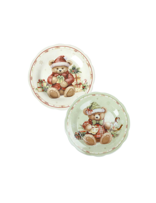 piattino coccole set 2pz porcellana
