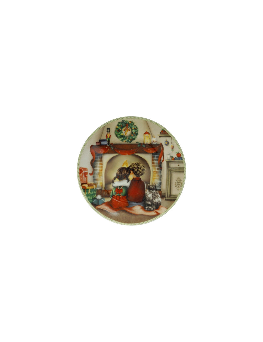 Piattino cuccioli (bimbi caminetto) porcellana