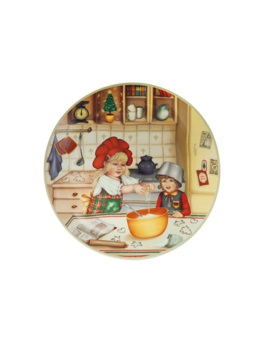 Piatto cuccioli (bimbi pasticceri) porcellana
