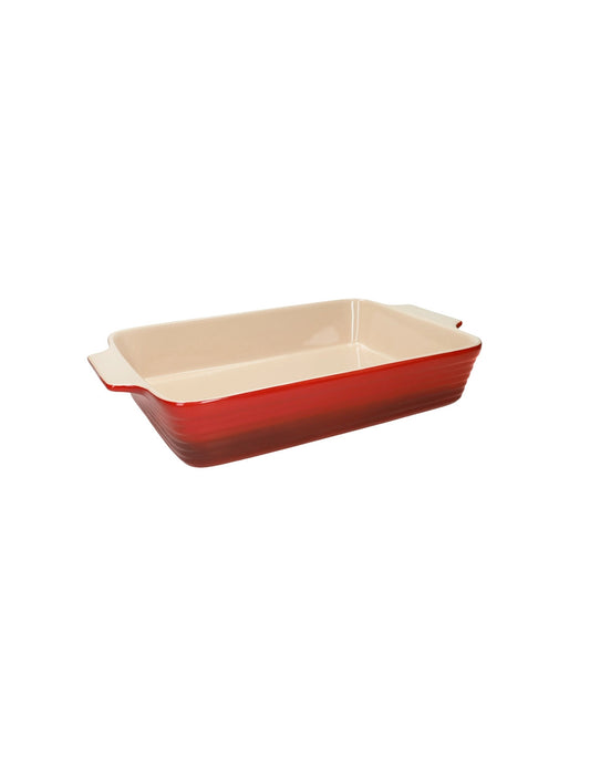 Pirofila reactive red stoneware